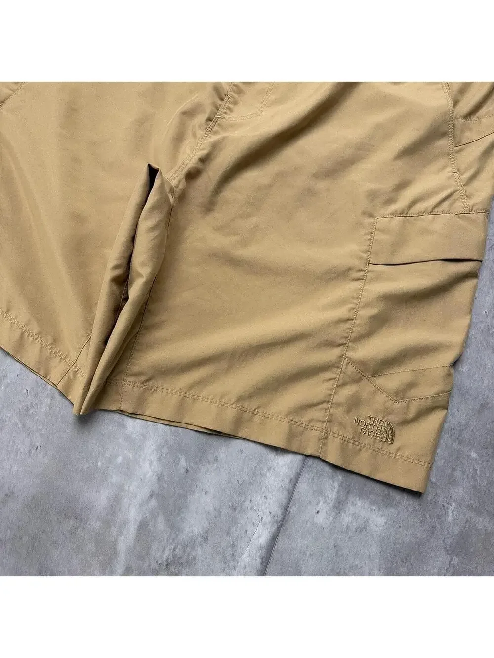 Y2K Beige The North Face Gorpcore Cargo Hiking Shorts